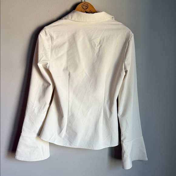 CINQ A SEPT Mckenna Top in Ivory  Small - Picture 3 of 11